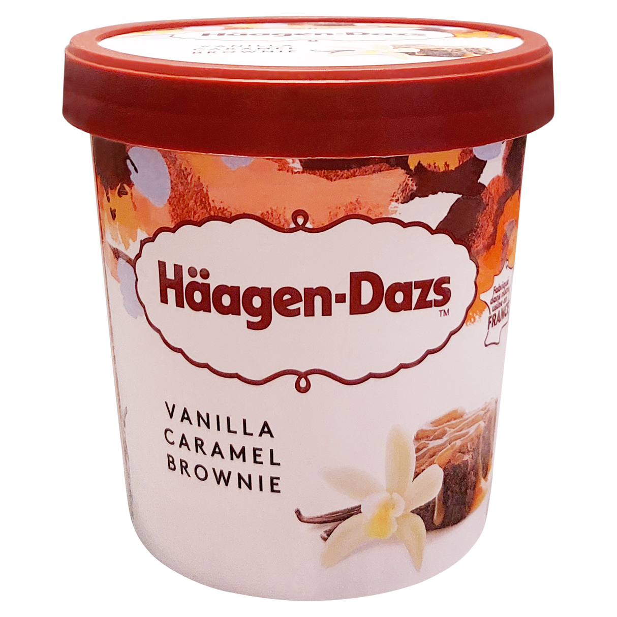 Glace Vanilla Caramel Brownie