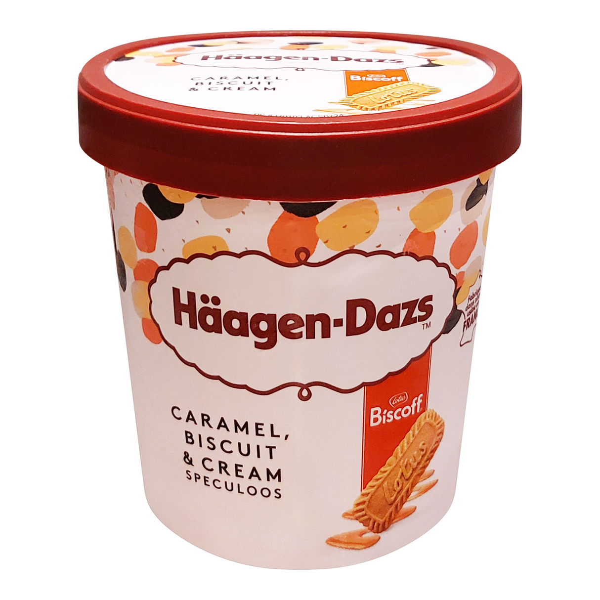 Glace Caramel, Biscuit & Cream