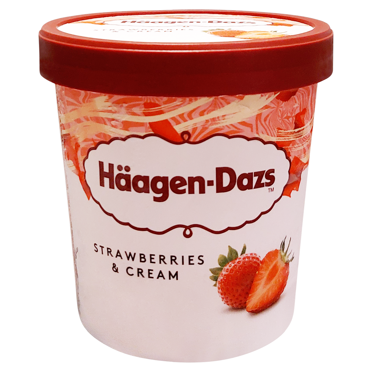 Glace Strawberries & Cream