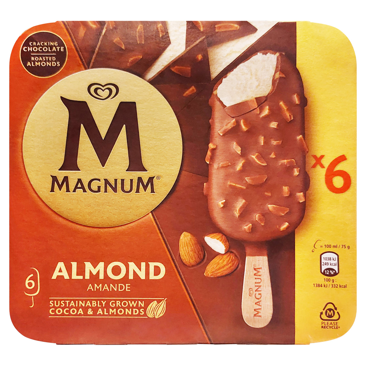 Bâtonnets glacés Magnum Almond