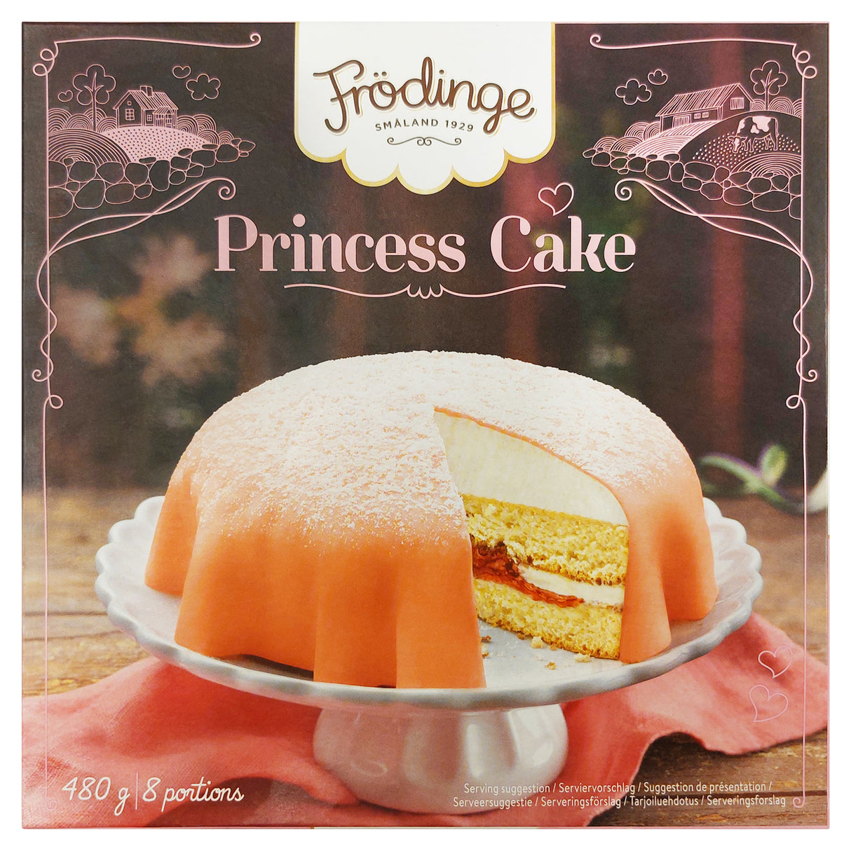 Gâteau aux amandes et framboises