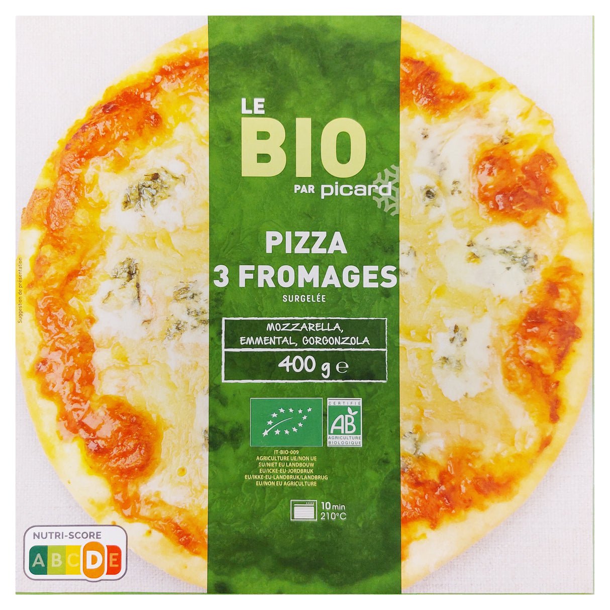Pizza 3 Fromages Bio