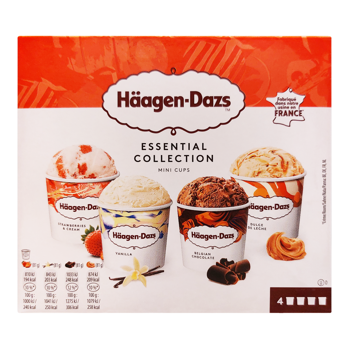Glace 4 mini pots essential collection