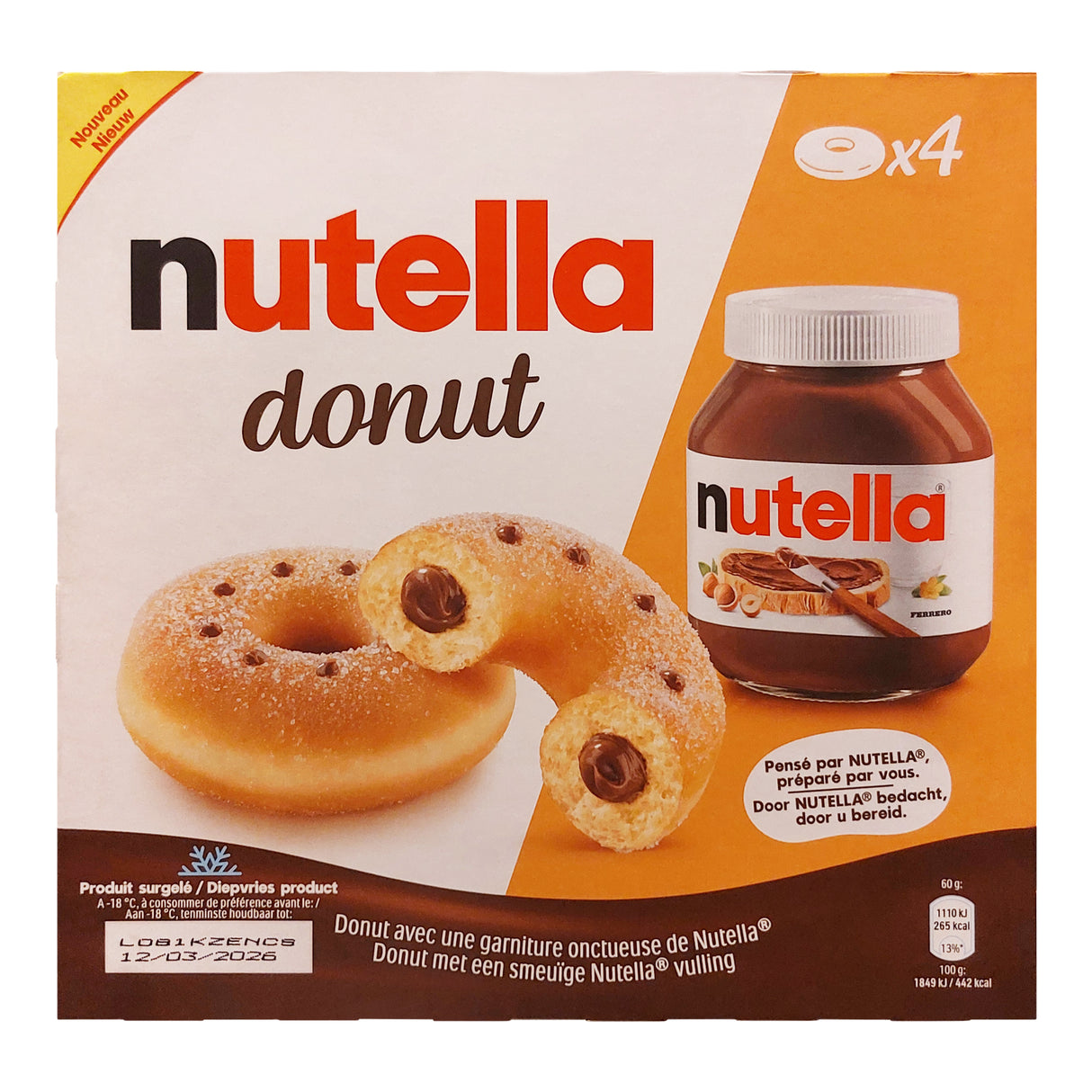 Nutella Donut x4