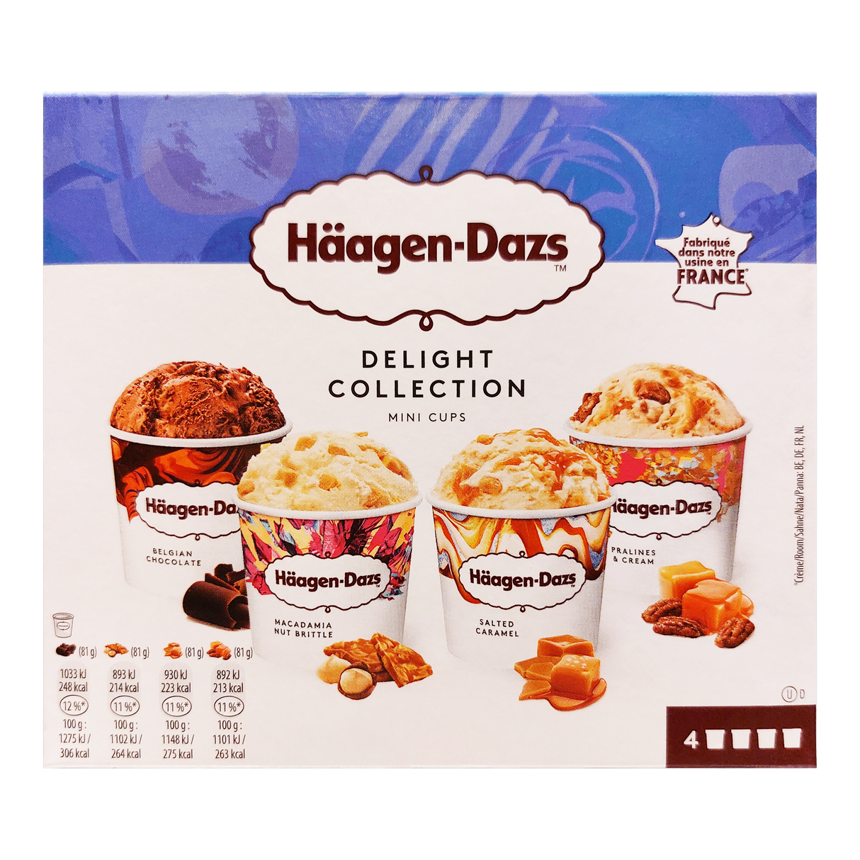 Glace 4 mini pots delight collection