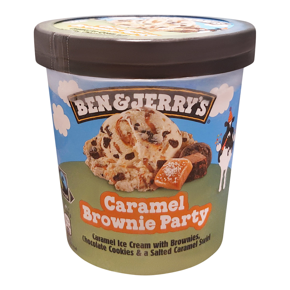 Glace Caramel Brownie Party