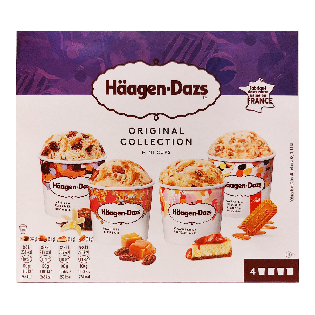 Glace 4 mini pots original collection